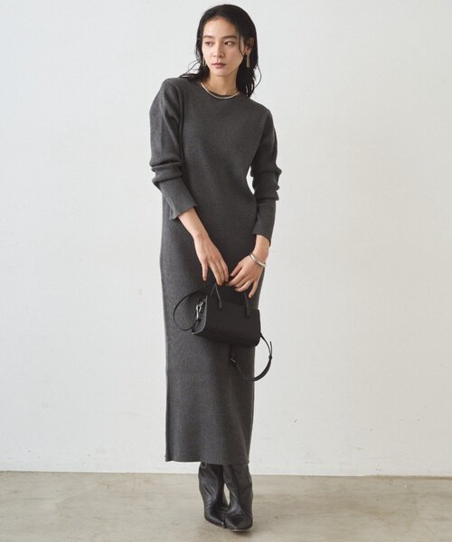 LOUNGEDRESS（ラウンジドレス）の「リブニットワンピース（ワンピース
