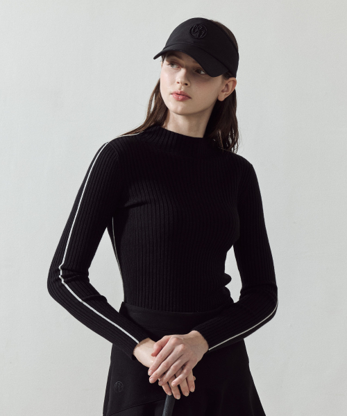 LORDLOAR(ロードロアル)の「スリムリブタートルニット ブラック(ニット/セーター・レディース・その他・MEDIUM/LARGE)」の4枚目の写真