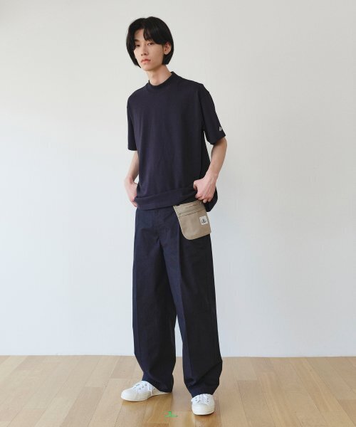 CHAMASPORTSLAB(チャマ スポーツラボ)の「CSL POCKET TUCK WIDE PANTS-NAVY(その他パンツ・メンズ・その他・MEDIUM/LARGE)」の1枚目の写真