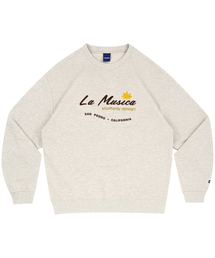 LA MUSICA SWEATSHIRTS 02 (MELANGE IVORY)