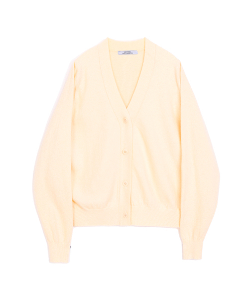 MATISSE THE CURATOR(マティスザキュレーター)の「Vカーディガン イエロー(カーディガン/ボレロ・レディース・その他・1)」の2枚目の写真