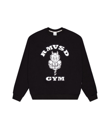 REMOVERSTUDIO（リムーバースタジオ）の「Moscular Balloon Man-to-Man (Embroidered Version) [Black]（スウェット）」