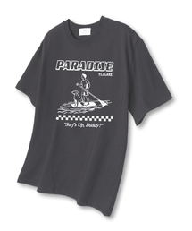 サーフアップバービー オーバーサイズ 半袖Tシャツ ダークグレー