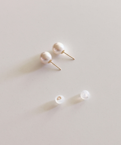 CODE.H（コード エイチ）の「(14K Gold) SW Pearl Earrings_6mm（ピアス（両耳用）・レディース・その他・6）」の2枚目の写真
