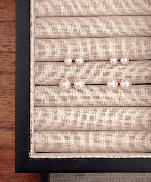 CODE.H（コード エイチ）の「(14K Gold) SW Pearl Earrings_6mm（ピアス（両耳用）・レディース・その他・6）」の3枚目の写真