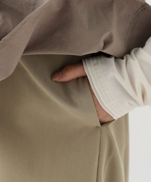 BAYFLOW（ベイフロー）の「[スタイルアップが叶う]ペプラムオールインワン（つなぎ/オールインワン・レディース・ブラック/カーキ・FREE）」の10枚目の写真