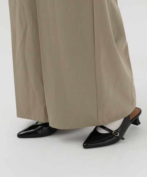 BAYFLOW（ベイフロー）の「[スタイルアップが叶う]ペプラムオールインワン（つなぎ/オールインワン・レディース・ブラック/カーキ・FREE）」の11枚目の写真