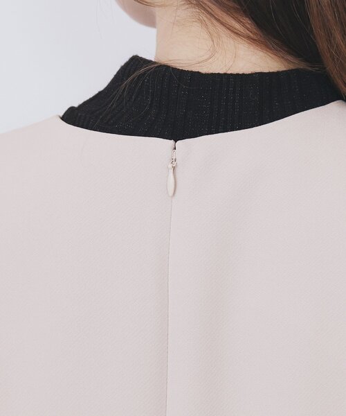 index（インデックス）の「キーネックジャンスカ【洗濯機OK/防シワ/イージーアイロン】（ワンピース・レディース・ブラック/ナチュラル/サックスブルー・36/42/40/38）」の22枚目の写真