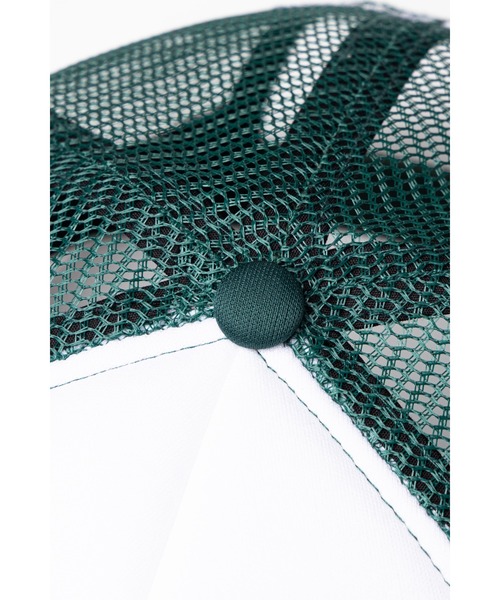 SUPPLIER（サプライヤー）の「メッシュキャップ｜Cross Leather Patch Mesh Cap｜SUPPLIER（キャップ・メンズ・グリーン・FREE）」の4枚目の写真