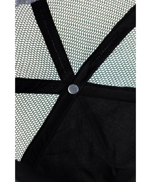 SUPPLIER（サプライヤー）の「メッシュキャップ｜Cross Leather Patch Mesh Cap｜SUPPLIER（キャップ・メンズ・グリーン・FREE）」の5枚目の写真