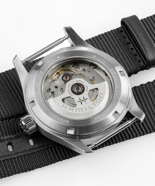 HAMILTON（ハミルトン）の「HAMILTON [ハミルトン] 腕時計 Khaki Field （カーキ フィールド）  オート 自動巻き 38MM グリーン×ブラック（アナログ腕時計・メンズ・グリーン・FREE）」の6枚目の写真