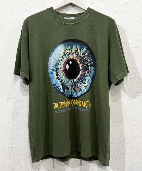 DIET BUTCHER SLIM SKIN（ダイエットブッチャースリムスキン）の「DIET BUTCHER SLIM SKIN / THE 3rd EYE BALL / ダイエットブッチャースリムスキン（Tシャツ/カットソー・メンズ・チャコールグレー/オリーブ/オレンジ・M/L/S/M）」の2枚目の写真