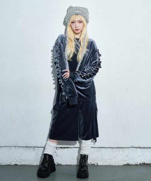 Whinny（ホワイニー）の「Whinny/【2025冬新作♪】オールウェイズシャイニングスターすぅぇ（Tシャツ/カットソー・レディース・グレー/ブルー/ブラック・FREE）」の18枚目の写真