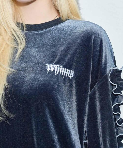 Whinny（ホワイニー）の「Whinny/【2025冬新作♪】オールウェイズシャイニングスターすぅぇ（Tシャツ/カットソー・レディース・グレー/ブルー/ブラック・FREE）」の20枚目の写真