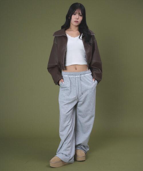 DISPARK/【26年春夏新作】Y2Kプリントスウェットパンツ（スウェット