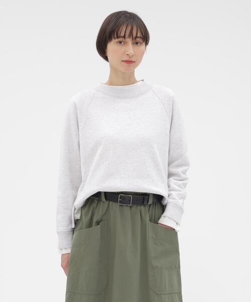 MHL.(エムエイチエル)の「SOFT COTTON LOOPBACK TOP(スウェット・レディース・ネイビー/グレー系その他・2)」の1枚目の写真