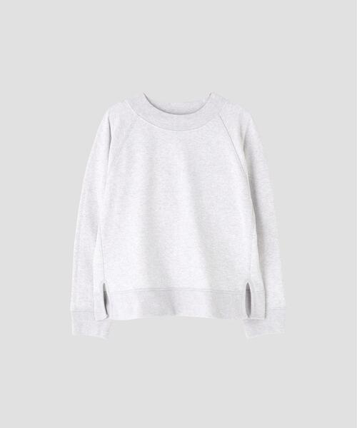 MHL.(エムエイチエル)の「SOFT COTTON LOOPBACK TOP(スウェット・レディース・ネイビー/グレー系その他・2)」の8枚目の写真