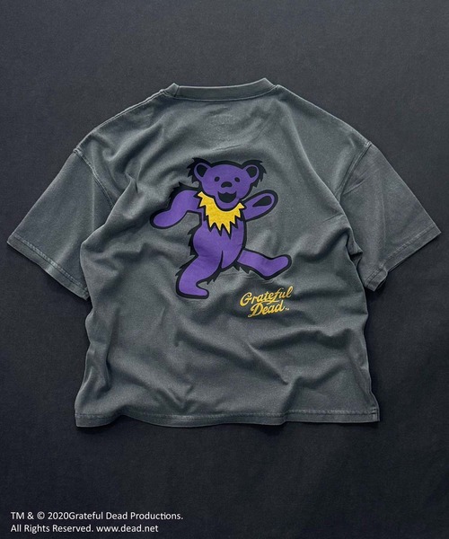 Grateful Dead（グレイトフルデッド）の「【GRATEFUL DEAD/グレイトフルデッド】ピグメント加工 オーバーサイズ Tシャツ（Tシャツ/カットソー・キッズ・ブラック/グレー系その他/ブラック系その他/ダークグリーン/チャコール/ネイビー・110/120/130/140/150/160）」の10枚目の写真