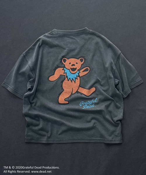 Grateful Dead（グレイトフルデッド）の「【GRATEFUL DEAD/グレイトフルデッド】ピグメント加工 オーバーサイズ Tシャツ（Tシャツ/カットソー・キッズ・ブラック/グレー系その他/ブラック系その他/ダークグリーン/チャコール/ネイビー・110/120/130/140/150/160）」の11枚目の写真