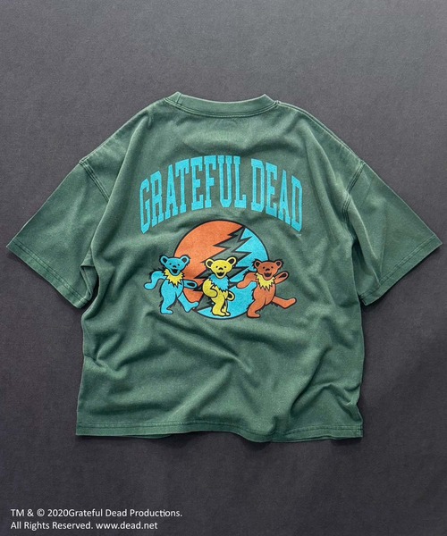 Grateful Dead（グレイトフルデッド）の「【GRATEFUL DEAD/グレイトフルデッド】ピグメント加工 オーバーサイズ Tシャツ（Tシャツ/カットソー・キッズ・ブラック/グレー系その他/ブラック系その他/ダークグリーン/チャコール/ネイビー・110/120/130/140/150/160）」の12枚目の写真
