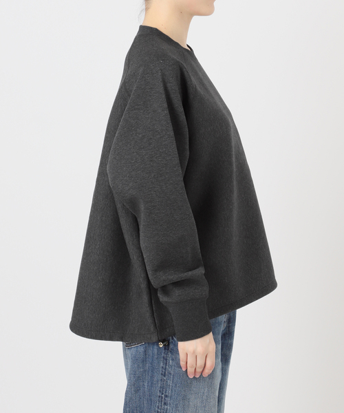 Spick & Span(スピックアンドスパン)の「《新色有り / 追加》ダンボールヘムギャザープルオーバー(Tシャツ/カットソー・レディース・アイボリー/チャコールグレー・FREE)」の21枚目の写真