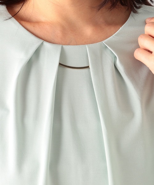 GALLORIA（ギャローリア）の「パーツ付きプルオーバー（Tシャツ/カットソー・レディース・ホワイト/ライトグリーン/ライトベージュ・L/LL/M/S）」の15枚目の写真