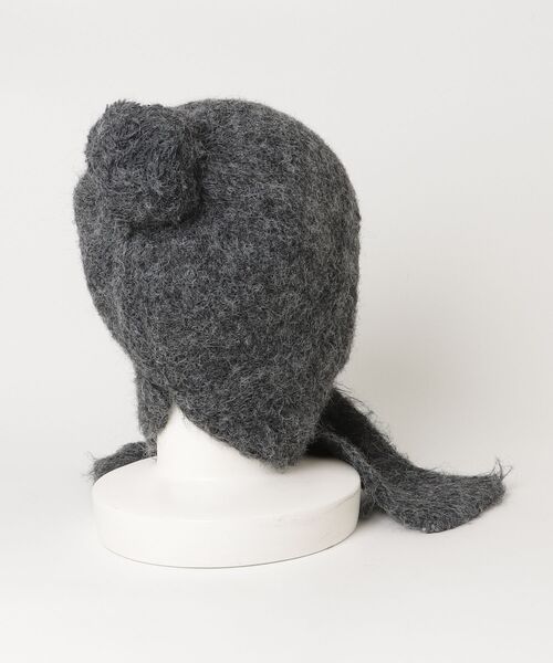 LYEON(リヨン)の「フライトニットキャップ(ニットキャップ/ビーニー・レディース・ブラウン/ブルー/チャコールグレー/グレー・FREE)」の22枚目の写真