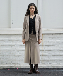 320SHOWROOM（320ショールーム）の「Essential Semi Oversized Jacket Khaki beige（テーラードジャケット）」