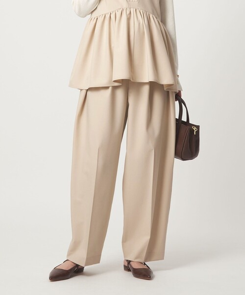 PROTAGONISTA（プロタゴニスタ）の「【別注】＜PROTAGONISTA＞バレル パンツ（その他パンツ・レディース・ナチュラル/ダークブラウン・S/M）」の2枚目の写真