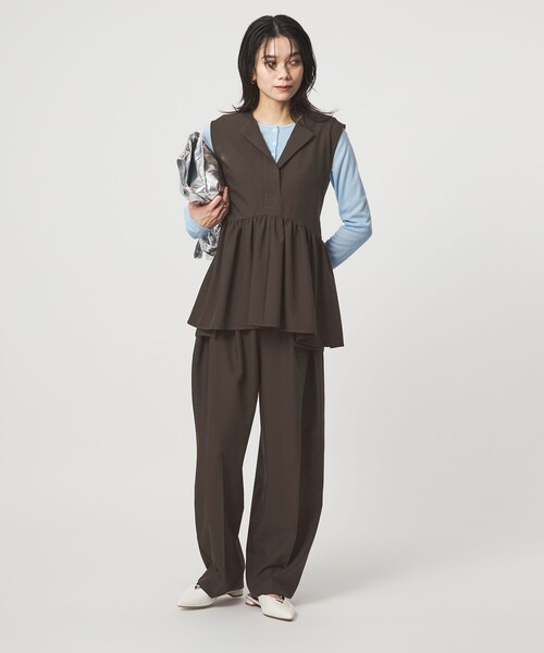 PROTAGONISTA（プロタゴニスタ）の「【別注】＜PROTAGONISTA＞バレル パンツ（その他パンツ・レディース・ナチュラル/ダークブラウン・S/M）」の11枚目の写真