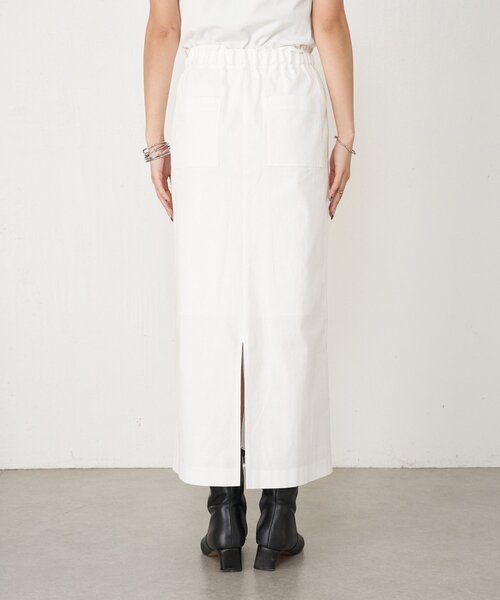 Jena espace merveilleux（ジェナ　エスパスメルヴェイユ）の「【ウエストゴム】ウエストテープメンスカート（スカート・レディース・グレー/オフホワイト/ブラック・FREE）」の17枚目の写真