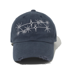 Millo Archive（ミロ アーカイブ）の「スプレッドスクロールダメージボールキャップ【ヴィンテージネイビー】（キャップ）」