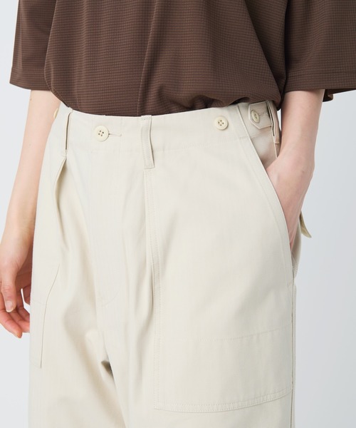Snow Peak(スノーピーク)の「Snow Peak / TAKIBI Herringbone Pants ヘリンボーンパンツ(チノパンツ・メンズ・ホワイト/ブラック/アーミー・XL/L/M/S)」の8枚目の写真