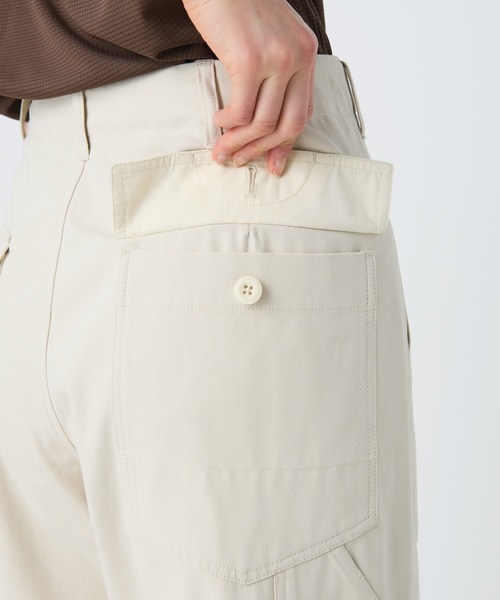 Snow Peak(スノーピーク)の「Snow Peak / TAKIBI Herringbone Pants ヘリンボーンパンツ(チノパンツ・メンズ・ホワイト/ブラック/アーミー・XL/L/M/S)」の12枚目の写真