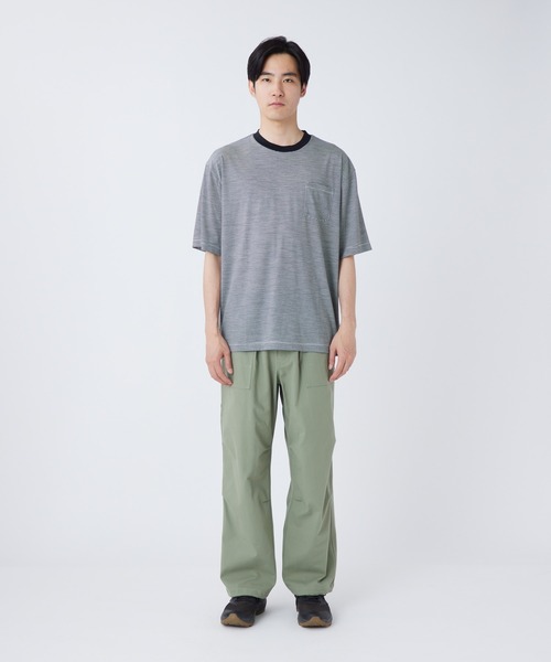 Snow Peak(スノーピーク)の「Snow Peak / TAKIBI Herringbone Pants ヘリンボーンパンツ(チノパンツ・メンズ・ホワイト/ブラック/アーミー・XL/L/M/S)」の15枚目の写真