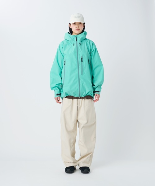 Snow Peak(スノーピーク)の「Snow Peak / TAKIBI Herringbone Pants ヘリンボーンパンツ(チノパンツ・メンズ・ホワイト/ブラック/アーミー・XL/L/M/S)」の4枚目の写真