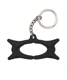 CRITIC（クリティック）の「WORMHOLE LOGO KEYRING L BLACK（キーケース/キーアクセサリー）」