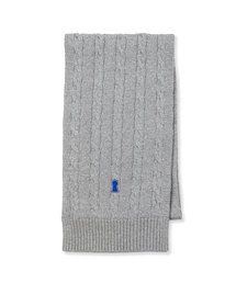 SECONDMONO（セカンドモノローグ）の「ヘビーウェイトキーホールケーブルマフラー[GRAY]_SEAC004GRAY（マフラー）」