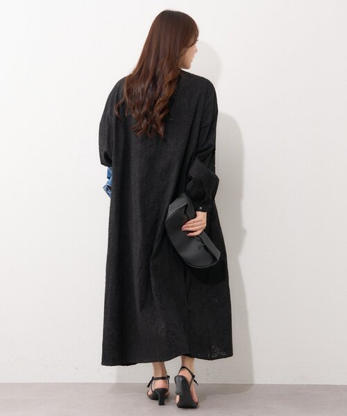 Remind me and forever(リマインドミーアンドフォーエバー)の「【nane】【India series】ジャガードレースワンピース(ワンピース・レディース・ブラック/アイボリー・FREE)」の13枚目の写真