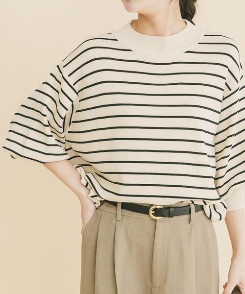 ITEMS URBANRESEARCH（アイテムズ アーバンリサーチ）の「ソウバリボリュームスリーブニット（ニット/セーター・レディース・グレー/ブラック/ブラウン/ホワイト系その他・FREE）」の20枚目の写真