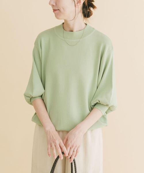ITEMS URBANRESEARCH（アイテムズ アーバンリサーチ）の「『洗濯可』ソウバリボリュームスリーブニット（ニット/セーター・レディース・グレー/ブラック/ブラウン/ホワイト系その他/ミント/オフホワイト/ブルー系その他・FREE）」の16枚目の写真