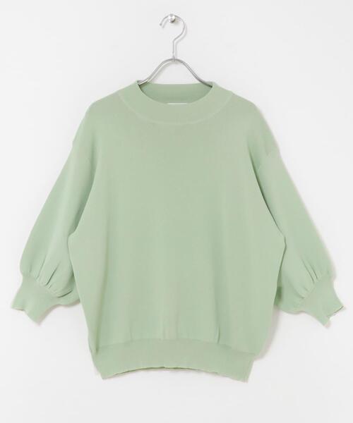 ITEMS URBANRESEARCH（アイテムズ アーバンリサーチ）の「『洗濯可』ソウバリボリュームスリーブニット（ニット/セーター・レディース・グレー/ブラック/ブラウン/ホワイト系その他/ミント/オフホワイト/ブルー系その他・FREE）」の20枚目の写真