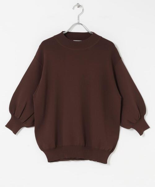 ITEMS URBANRESEARCH（アイテムズ アーバンリサーチ）の「ソウバリボリュームスリーブニット（ニット/セーター・レディース・グレー/ブラック/ブラウン/ホワイト系その他・FREE）」の13枚目の写真