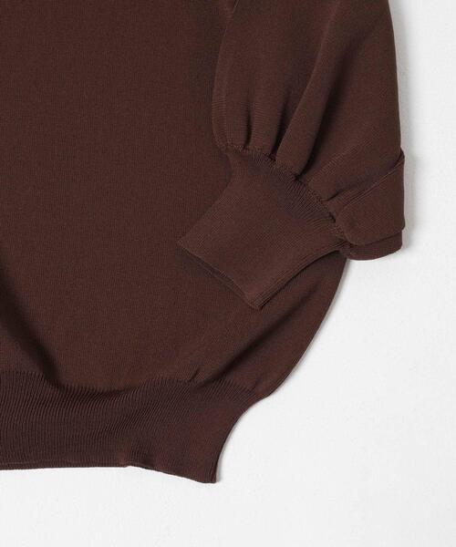ITEMS URBANRESEARCH(アイテムズ アーバンリサーチ)の「『洗濯可』ソウバリボリュームスリーブニット(ニット/セーター・レディース・グレー/ブラック/ブラウン/ホワイト系その他/ミント/オフホワイト/ブルー系その他・FREE)」の9枚目の写真