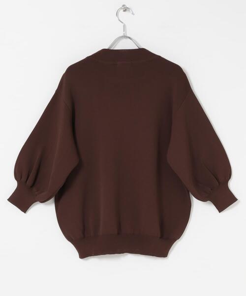 ITEMS URBANRESEARCH(アイテムズ アーバンリサーチ)の「『洗濯可』ソウバリボリュームスリーブニット(ニット/セーター・レディース・グレー/ブラック/ブラウン/ホワイト系その他/ミント/オフホワイト/ブルー系その他・FREE)」の10枚目の写真