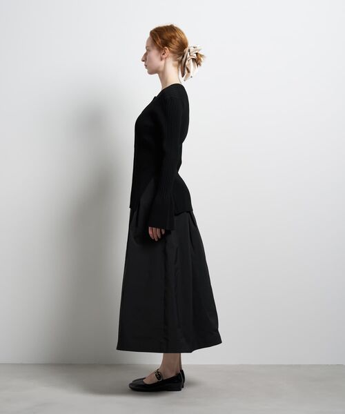 LANVIN en Bleu（ランバンオンブルー）の「リブカフスカーディガン（ニット/セーター・レディース・グレー/ブラック/イエロー・38）」の19枚目の写真