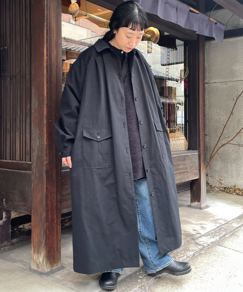 JOURNAL STANDARD LUXE(ジャーナルスタンダード ラックス)の「ダンプ プリスコート(その他アウター・レディース・ブラック/ベージュ・FREE)」の3枚目の写真