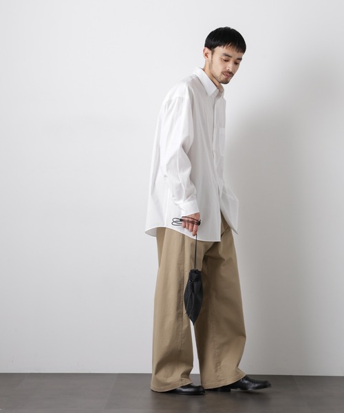 NANO universe（ナノユニバース）の「「ASSEMBLANC」 SIDOGRAS シャツ（シャツ/ブラウス・メンズ・ブラック/サックスブルー/ホワイト・S/M/L）」の11枚目の写真