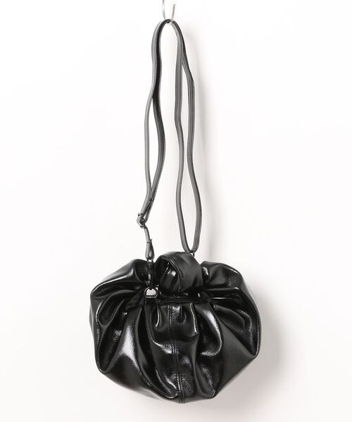 HELOYSE（エロイーズ）の「【HELOYSE/エロイーズ】ハンドバッグ　ショルダーバッグ　croissant shoulder leather mini（ショルダーバッグ・レディース・シルバー/ブラック・FREE）」の3枚目の写真