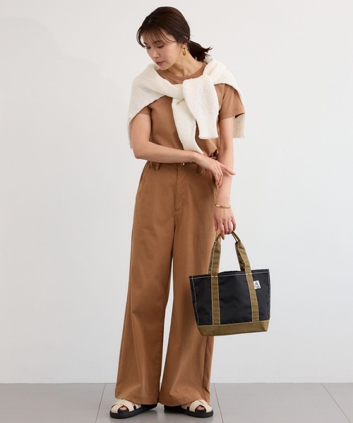 BARNYARDSTORM（バンヤードストーム）の「BARNYARDSTORM / バックベルトカットチノパンツ（その他パンツ・レディース・キャメル/ベージュ・M/S）」の16枚目の写真